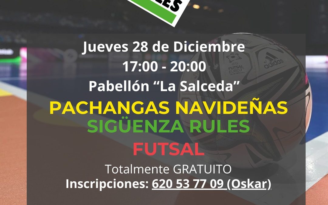 Pachangas navideñas de fútbol sala