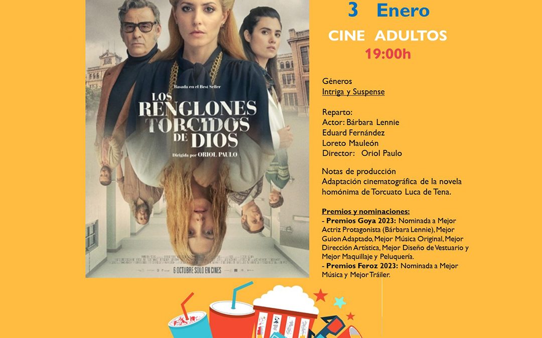 Cine adultos, en Sigüenza. Los renglones torcidos de Dios.