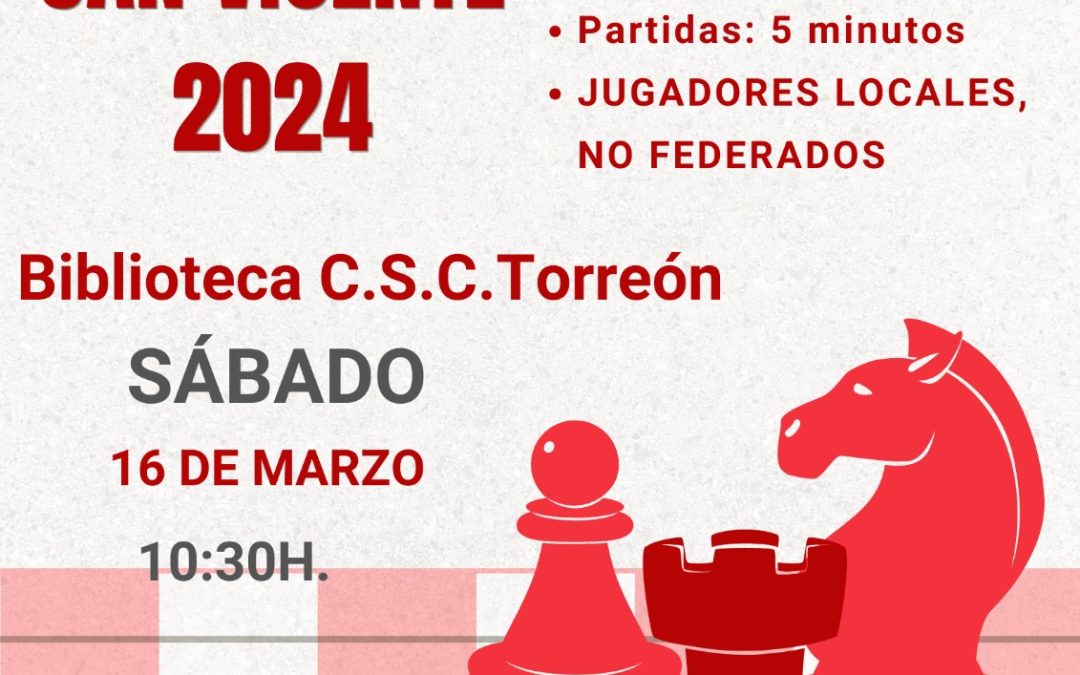 Torneo de Ajedrez San Vicente 2024
