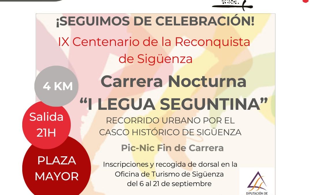 Carrera nocturna: I legua seguntina. Trasladada 12 de octubre